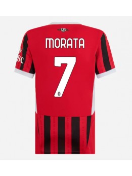 AC Milan Alvaro Morata #7 Zenski Domaci Dres 2024-25 Kratak Rukavima